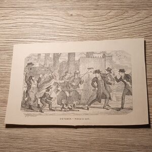 "October - Notice to Quit" by illustrator George Cruikshank
